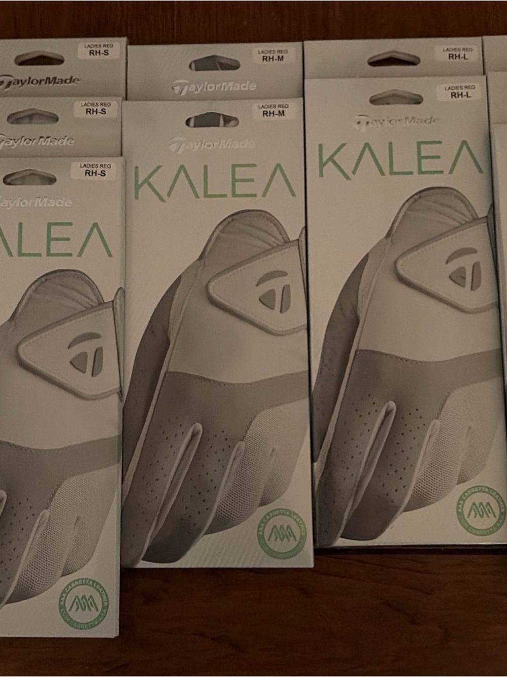 TaylorMade Kalea Women's Golf Gloves White and Gray